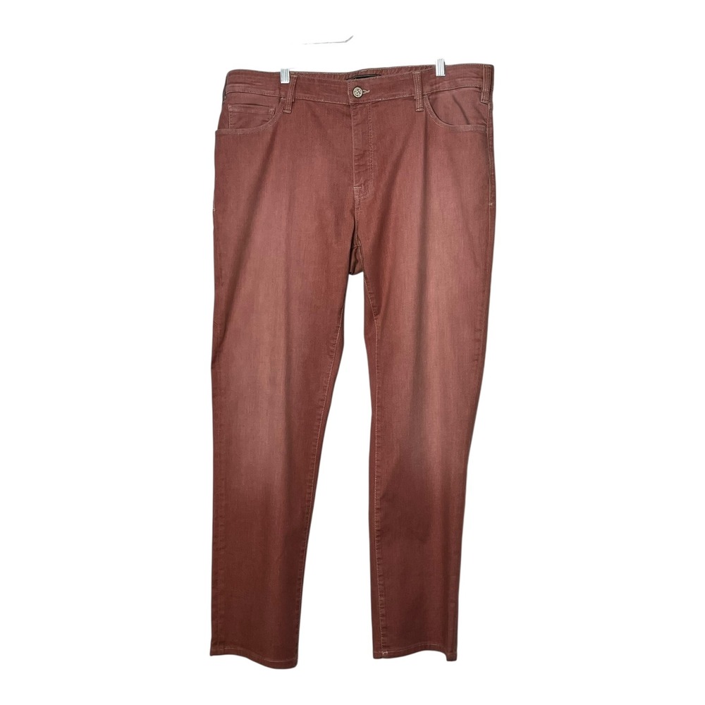 34 Heritage Courage Straight Leg Pants Mens 40 Clay Rust Red Brown Jeans